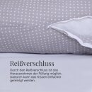 Schwangerschaftskissen Stillkissen 190cm Grau ( Punkte )