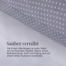 Schwangerschaftskissen Stillkissen 190cm Grau ( Punkte )