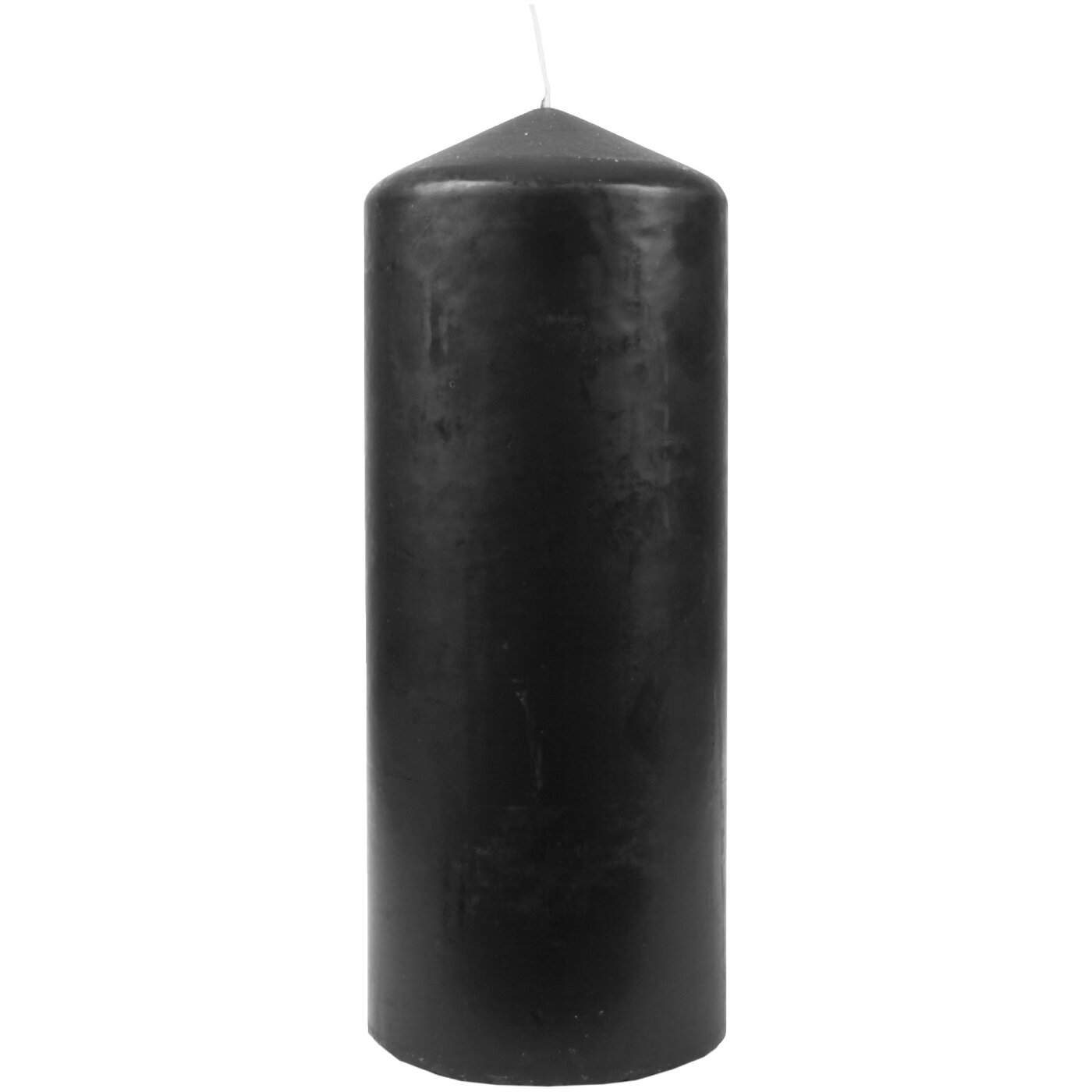 Stumpenkerzen Ø6cm x 13,5cm Schwarz