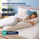 Füllkissen 40x120cm Innenkissen mit Polyesterfüllung Klasse 1 für Seitenschläferkissen