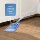 Bodenwischer Ersatzbezug blau 40cm, Mikrofaser - 2er Pack (2 Stück)