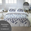 Bettwäsche-Set 2-teilig Satin-Baumwolle 155x220/80x80cm Bamboo Branches