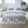 Bettwäsche-Set 2-teilig Satin-Baumwolle 155x220/80x80cm Bamboo Branches