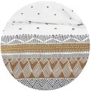 Bettwäsche-Set 2-teilig Satin-Baumwolle 155x220/80x80cm Ikat Dreams
