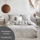 Bettwäsche-Set 2-teilig Satin-Baumwolle 155x220/80x80cm Timeless Chic