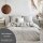 Bettwäsche-Set 2-teilig Satin-Baumwolle 155x220/80x80cm Timeless Chic