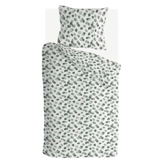 Bettwäsche-Set Byrklund 2-teilig 135x200/80x80cm Spotty Animal Green