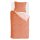 Bettwäsche-Set Byrklund 2-teilig 135x200/80x80cm Side Way Terracotta/White