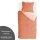 Bettwäsche-Set Byrklund 2-teilig 135x200/80x80cm Side Way Terracotta/White