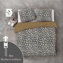 Bettwäsche-Set 2-teilig "Byrklund" 155x220/80x80cm  Lazy Leopard