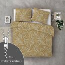 Bettwäsche-Set 2-teilig "Byrklund" 155x220/80x80cm  Sunny Palms