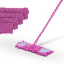 Bodenwischer Set - Chenille ( Pink ) inkl. 4...