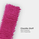 Bodenwischer Set - Chenille ( Pink ) inkl. 4 Ersatzbezüge