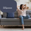 Kissenbezug Cord-Optik Mitternachtsblau 40x40cm