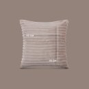 Kissenbezug Cord-Optik Hellbraun 45x45cm