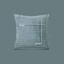 Kissenbezug Cord-Optik Graugrün 45x45cm