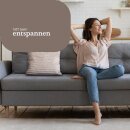 Kissenbezug Cord-Optik Hellbraun 50x50cm