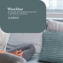 Dekokissen Cord-Optik Graugrün 40x40cm