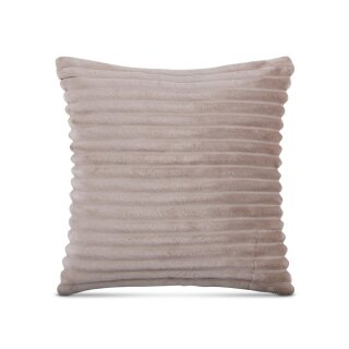 Dekokissen Cord-Optik Hellbraun 45x45cm