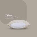 Dekokissen Cord-Optik Creme 45x45cm