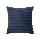 Dekokissen Cord-Optik Mitternachtsblau 45x45cm