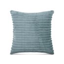 Dekokissen Cord-Optik Graugrün 45x45cm