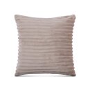 Dekokissen Cord-Optik Hellbraun 50x50cm