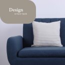 Dekokissen Cord-Optik Creme 50x50cm