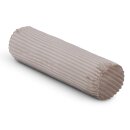 Nackenrolle Kissen XXL Cord-Optik 20x70cm  Hellbraun