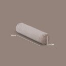 Nackenrolle Kissen XXL Cord-Optik 20x70cm  Hellbraun