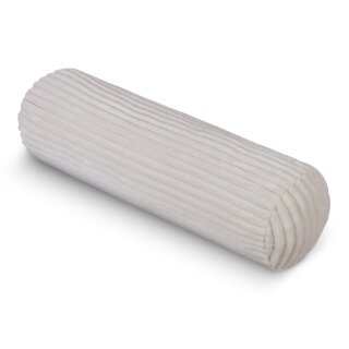 Nackenrolle Kissen XXL Cord-Optik 20x70cm  Creme