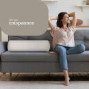 Kissenrolle XXL Cord Optik 70x20cm  Creme