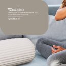 Kissenrolle XXL Cord Optik 70x20cm  Creme