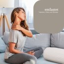 Nackenrolle Kissen XXL Cord-Optik 20x70cm  Creme