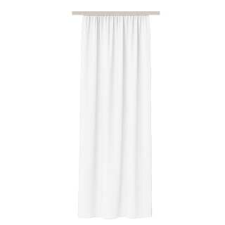 Gardine Blickdicht "Ellen" mit Universalband - 140x145 cm - weiß