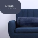 Kissenrolle XXL Cord-Optik 20x70cm  Mitternachtsblau