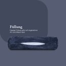 Kissenrolle XXL Cord Optik 70x20cm  Mitternachtsblau