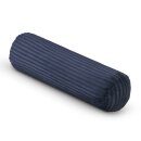 Nackenrolle Kissen XXL Cord-Optik 20x70cm  Mitternachtsblau