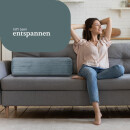 Kissenrolle XXL Cord Optik 70x20cm  Graugrün