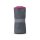 Sporttuch gerollt "grau" farbige Biese 40x80cm - Pink