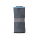Sporttuch gerollt "grau" farbige Biese 40x80cm...