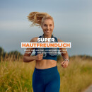Sporttuch gerollt "grau" farbige Biese 40x80cm - Blau