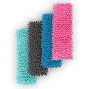 Bodenwischer Ersatzbezug Mikrovelour / Chenille - 4er Mix