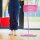Bodenwischer Ersatzbezug Mikrovelour / Chenille - Pink - 4er Pack