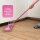 Bodenwischer Ersatzbezug Mikrovelour / Chenille - Pink - 4er Pack