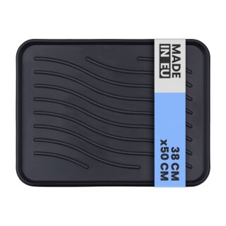 Schuhabtropfschale (Schwarz) für 2 Paar Schuhe 50x38 cm