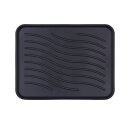 Schuhabtropfschale Kunststoff Schwarz 50x38 cm