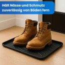 Schuhabtropfschale Kunststoff Schwarz 50x38 cm