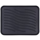 Schuhabtropfschale für 1–2 Paar Schuhe Kunststoff Schwarz 38x38cm 2er-Set