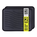 Schuhabtropfschale Kunststoff 2er-/4er-Pack Schwarz 50x38...